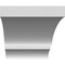 Ekena Millwork 4-in. W x 26-in. D x 38-in. H Balboa Architectural Grade PVC Knee Brace BRCP04X26X38BOA - alternate 4
